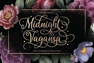 Midnight Vagansa | Beauty Caligraphy Font Download