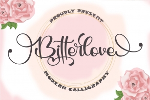 Bitterlove - Modern Calligraphy Font Download
