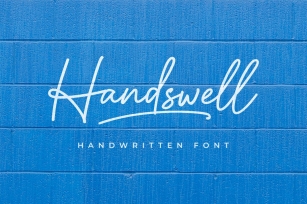 Handswell | Writing Fonts Font Download