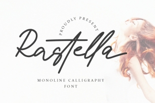 Rastella - Monoline Calligraphy Font Download