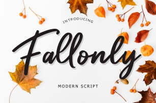 Fallony modern script Font Download