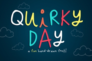Quirky Day hand-drawn font Font Download