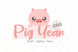 Pig Year 3 Font Font Download