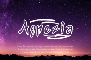 Agnezia - 5 Font styles and 150+ Swashes Font Download