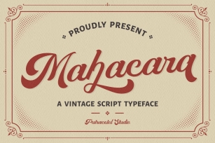 Mahacara - Vintage Script Font Download