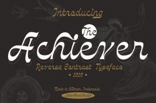 The Achiever - Reverse Contrast Font Download