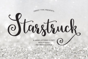 Starstruck Hand-Lettered Script Font Download