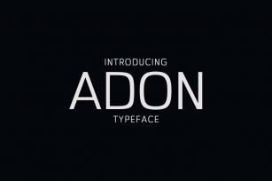 Adon Sans Serif Typeface Font Download