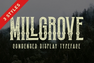 Millgrove - Condensed Display Font Download