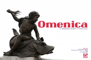 Omenica - Serif font Family Font Download