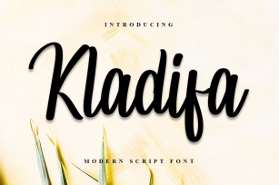 Kladifa - Modern Script Font Font Download