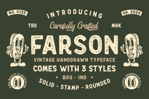 Farson - Vintage Typeface Font Download