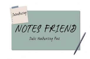 Notes Friend Font Download