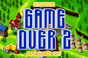 Game over 2 Font Download