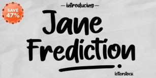 Jane Frediction Font Download