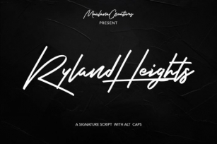 Ryland Heights Font Download