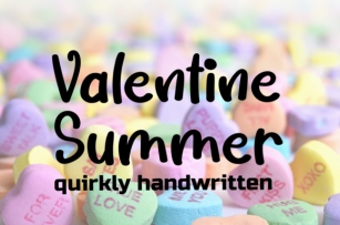 Valentine Summer Font Download