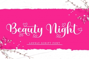Beauty Night Script Font Download
