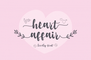 Heart Affair Font Download