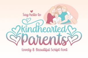 Kindhearted Parents Font Download