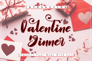 Valentine Dinner Font Download