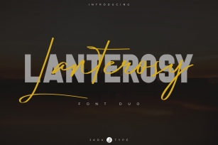 Lanterosy Font Duo Font Download