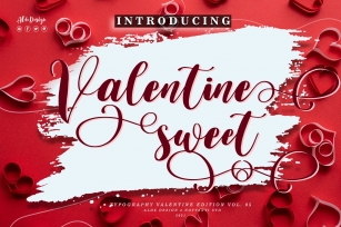 Valentine Sweet - WEB FONT Font Download