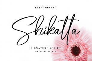 Shikatta - Signature Font Font Download
