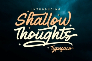Shallow Thoughts Font Download