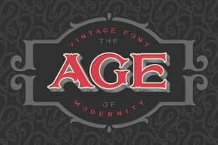 Vintage font «The age of modernity» Font Download