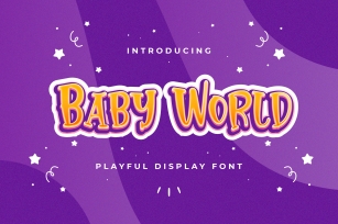 Baby World - Playful Display Font Font Download