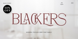 Blackers Font Download