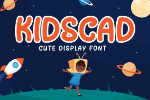 Kidscad - Cute Display Font Font Download