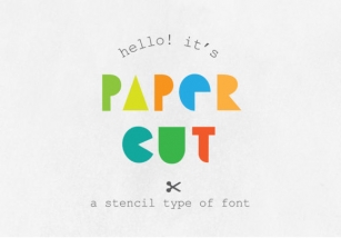 Paper Cut Font Download