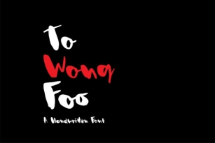 To Wong Foo Font Download