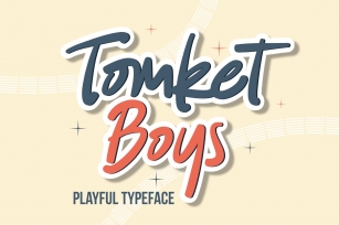 Tomket Boys - Playful Typeface Font Download