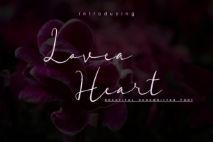 Lovea Heart Font Download