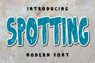 Spotting Font Download
