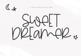 Sweet Dreamer - A Fun Mismatched Font Font Download