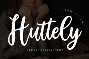 Huttely Modern Calligraphy Font Download