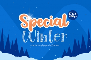 Special Winter 5 Font + Bonus Font Download