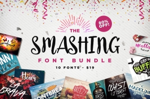 The Smashing Font Bundle Font Download
