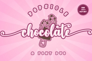 Popsicle Chocolate Font Download