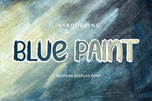 Blue Paint Font Download