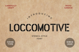 Loccomotive Font Download