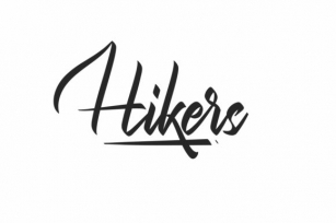 Hikers Font Download