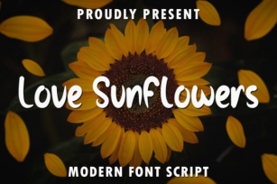 Love Sunflowers Font Download