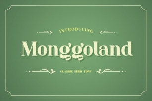 Monggoland Font Download