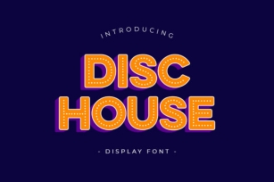 Disc House Font Download