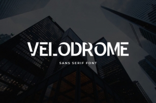 Velodrome Font Download